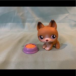 Littlest Pet Shop Retired German Shepherd Tan #112